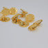 Button - Gold Vanilla Petal - 18mm